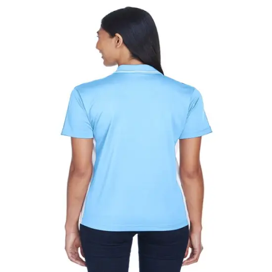 UltraClub&reg; Ladie's Cool & Dry Sport Two-Tone Polo KELLY/ WHITE {7}