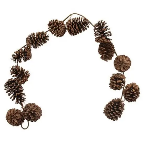 Natural Pine Cone Garland {1}