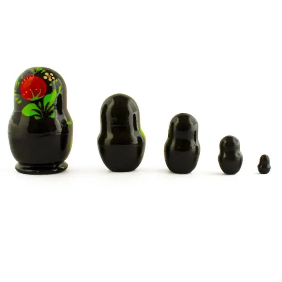 Set of 5 Strawberries Nesting Dolls 3.5 Inches {3}
