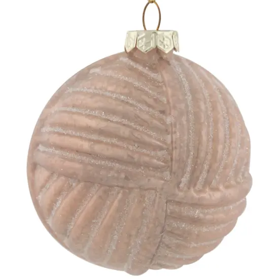 Northlight 3" Pink Woven Mercury Glass Ball Christmas Ornament {4}
