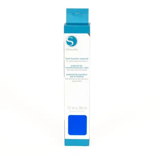 Smooth Heat Transfer - 12" - Neon Blue {1}