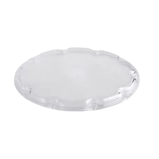 White Organza Circles with Satin Edges 10" - 25 Pack {5}