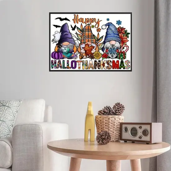 Halloween 5D Diamond Painting Kits for Beginners,16x12 In {3}