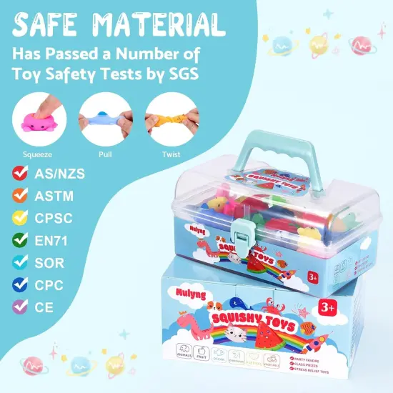 Mochi Squishy Toys 80 Pack {2}