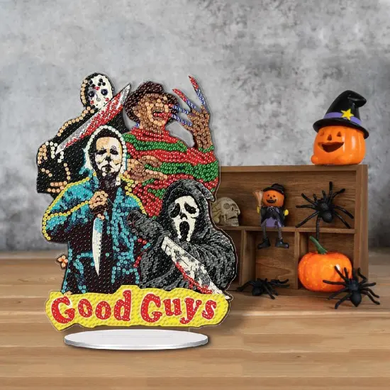 DIY Halloween Tabletop Diamond Painting Kits for Adults {3}