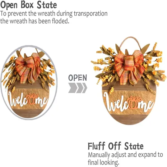 Welcome Sign for Front Door Decor(welcome) {3}