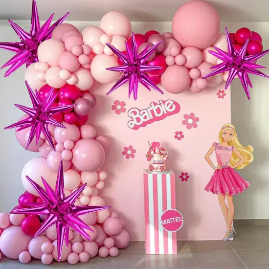 27/22 inch One-Piece Explosion Foil Balloons(Hot Pink) {5}