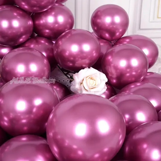 Metallic Hot Pink Balloons (	Hot Pink ) {2}