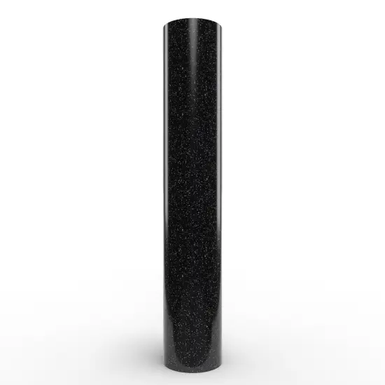 Siser&reg; Glitter Heat Transfer Vinyl, 11.8" x 60" Black {1}