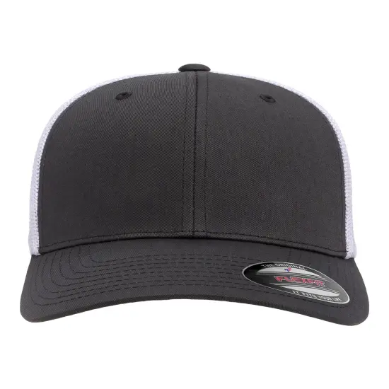 Flexfit&reg; Adult Trucker Cap CHARCOAL/ WHITE {1}