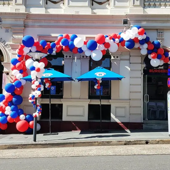 Red White Blue Balloons, 60PCS Red Blue Confetti Balloons, 12Inch Red White and Blue Latex Balloon for Helium Birthday Party Balloons for Jubilee Decorations Anniversaries and Celebrations Decorations {4}