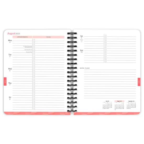 Busy Bees | 2026 6 x 7.75 Inch 18 Months Weekly Desk Planner | Foil Stamped Cover | July 2025 - December 2026 {3}