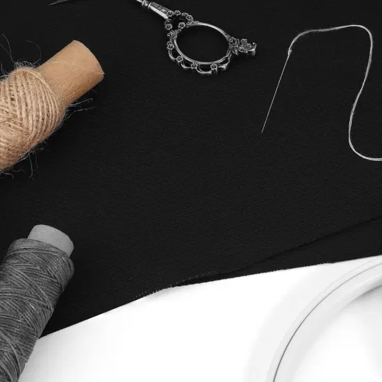 18 Count Aida Cloth Black Aida Cross Stitch Aida Cloth for Handmade Cross Stitch Fabric Needlework, 39 x 60 inch {4}