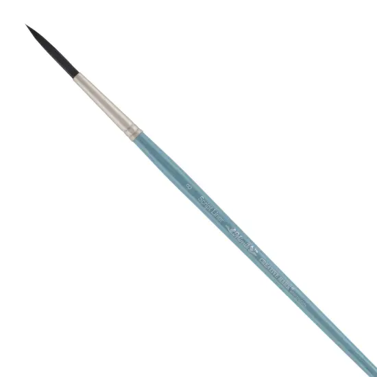 Creative Mark Mimik Professional Watercolor Brushes - Script Liner # 8 - Synthetic Squirrel Hair - Natural Bristle Artist Brushes for Watercolors, Gouache & Acrylics - Imitates Natural Squirrel and Sable Hair {1}