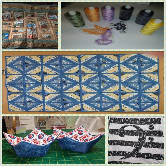 12 Multi Colors All Purposes Cotton Quilting Thread 50s/3 Thread for Piecing Sewing etc - 550 Yards Each (Neutral colors) {1}