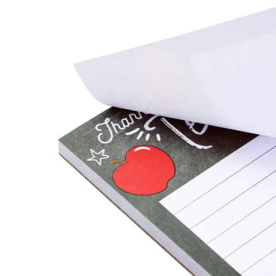 4-Pack Teacher Notepad Sets for Classroom Gifts, Professor Appreciation, School Supplies, 50 Sheets Per Memo Pad, 200 Sheets Total, 4 Motivational Designs (4x5 in) Multicolor {6}