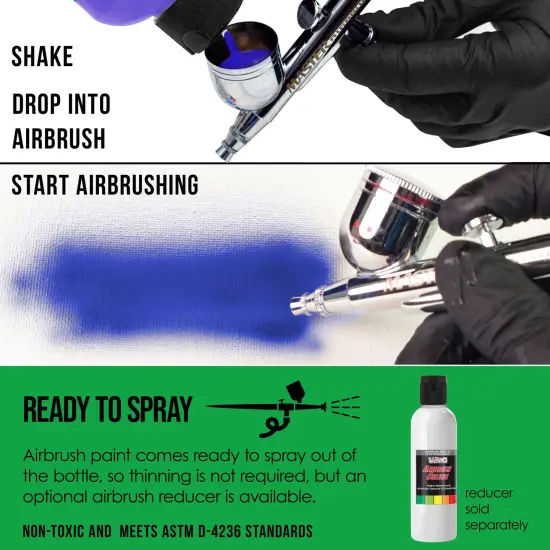 Grass Green, Opaque Acrylic Airbrush Paint, 8 oz. {3}