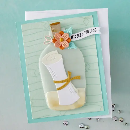 Hero Arts Die Set-Message In A Bottle {4}