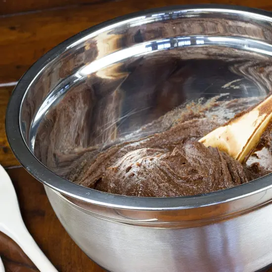 Chef Craft 2pc Solid Maple 12" & 14" Long Wooden Kitchen Mixing Spoon Set {4}