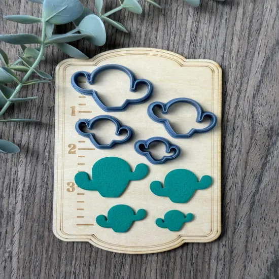 Fluffy Cactus | Cacti | Country Western Clay Cutters {1}