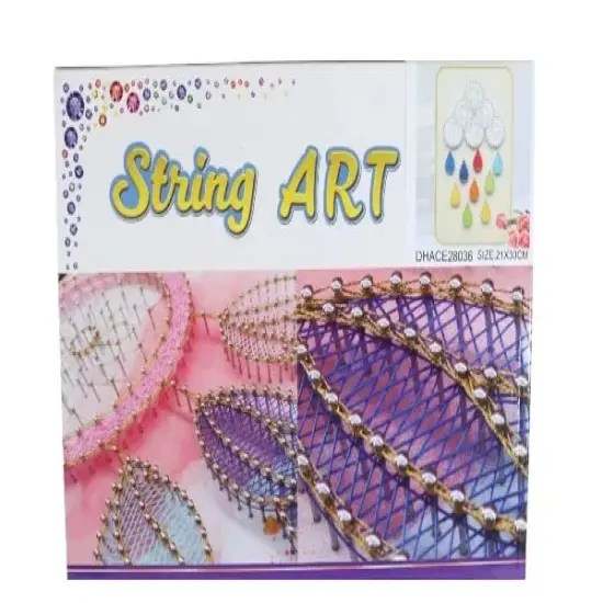 Cloud String Art Kit with Stand. Simple Decorative DIY String Art Craft Kit M1-3 DHACE28036 {2}