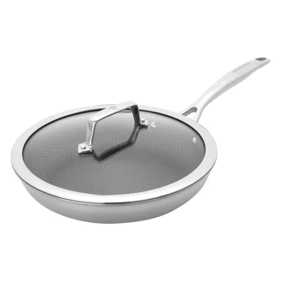 Henckels Paradigm 10-in Stainless Steel Fry Pan with Lid {1}