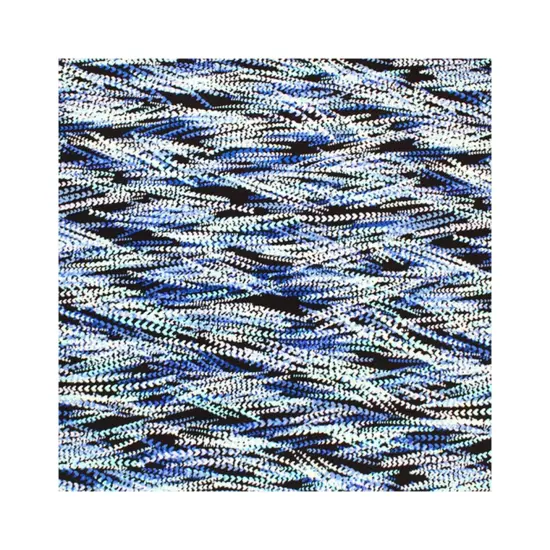 Fronds In The Wind Printed Spandex Fabric {2}