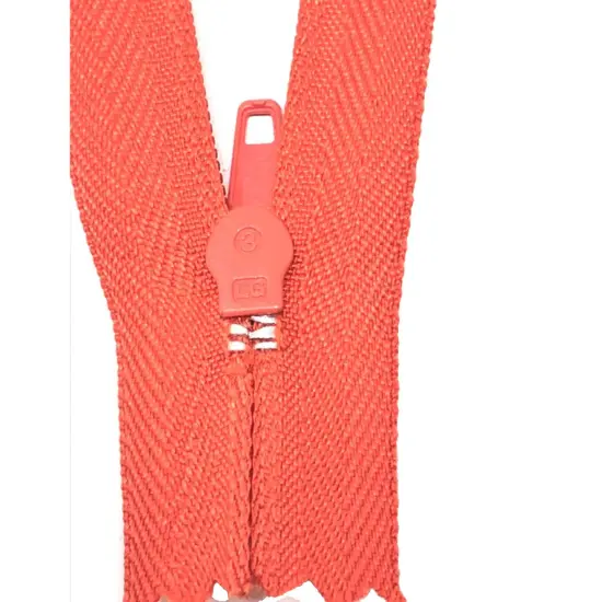 7 Inch Nylon Zippers #3 Closed Bottom Orange&nbsp; {3}
