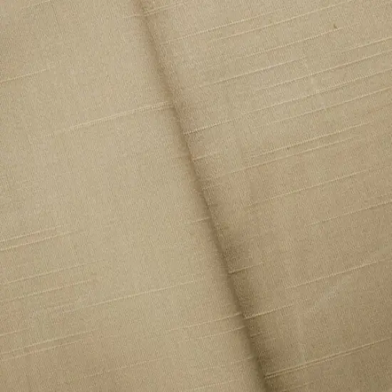 Taupe Beige Slub Shantung Woven Home Decorating Fabric By the Yard {1}