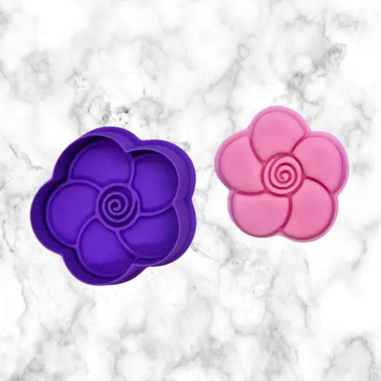 Spring Time Flowers 2 InchCutter and Stamps {5}