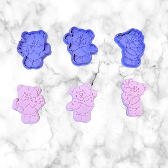 Teddy Bear Fondant Cutter 2 inches {1}