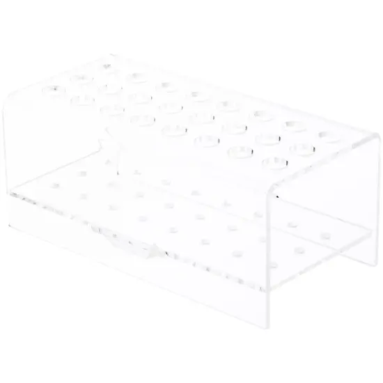 Plymor Clear Acrylic 24 Pen Display Holder Stand, 3.125" H x 7.375" W x 3.75" D {1}
