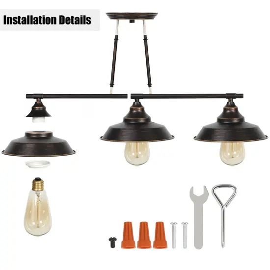 3-Light Oil Rubbed Bronze Bathroom Vanity Light Modern Adjustable Wall Fixture for Bathroom, Powder Room, or Dressing Area &ndash; Easy Installation, Anti-Rust Finish {4}