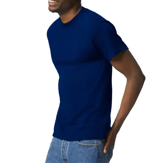 Gildan DryBlend T-Shirt, Adult Men Short Sleeve Arts and Crafts Shirt, Assorted Colors Tee Navy {2}