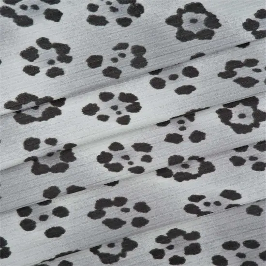 1 Yard 8X3 Yummy Rib Animal Leopard Print Stretch Knit Fabric 58/60 Inches Wide KHAKI/BLK {6}