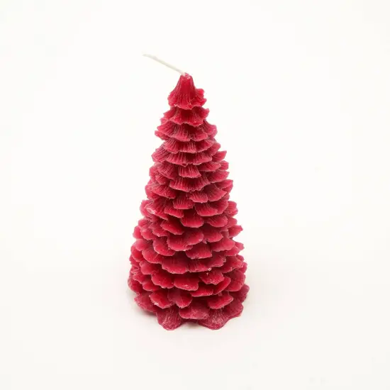 Holiday Luster Candle Box (Green, Red & White) - 6 Pcs {4}