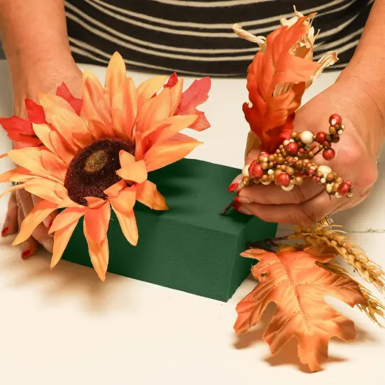 6-Pack Floral Foam Blocks Dry & Wet for Fresh and Artificial Flowers, 7.8&rdquo; L x 3.5&rdquo; W x 2.4&rdquo; H &ndash; Ideal for Weddings, Birthdays, Home, Office, and Garden Decor {5}