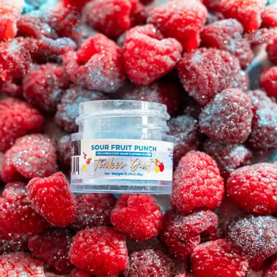 Bakell - Sour Fruit Punch Flavored Tinker Dust (8g, 1x Jar) Edible Glitter Blended Candy Topping {5}