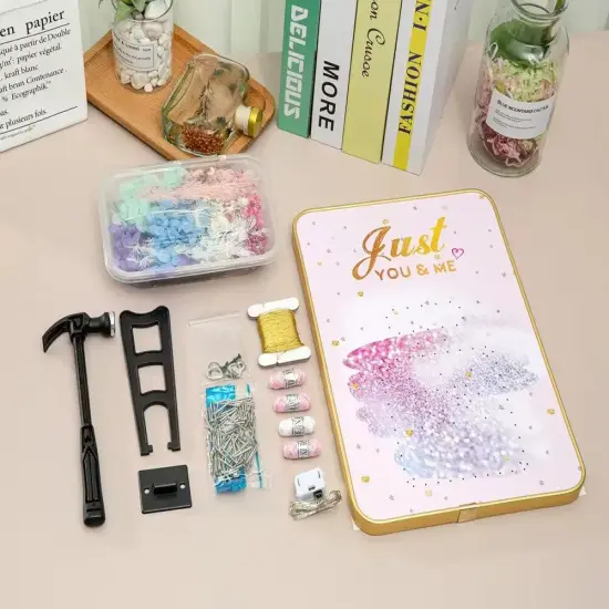 Cloud String Art Kit with Stand. Simple Decorative DIY String Art Craft Kit M1-3 DHACE28036 {3}