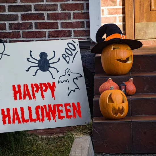 36 Pcs Halloween Letter Stencils(Style 4, 3 Inch) {3}