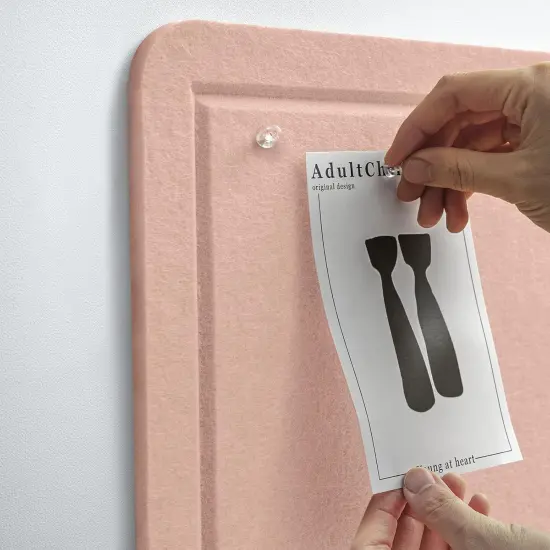 Large Bulletin Board - 48 x 36 Inches(Mauvey Pink) {5}