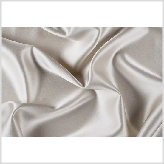1 Yard Ivory Silk Crepe Back Satin Timeless Solid Smooth Elegant Fabric 44 inch Width {3}