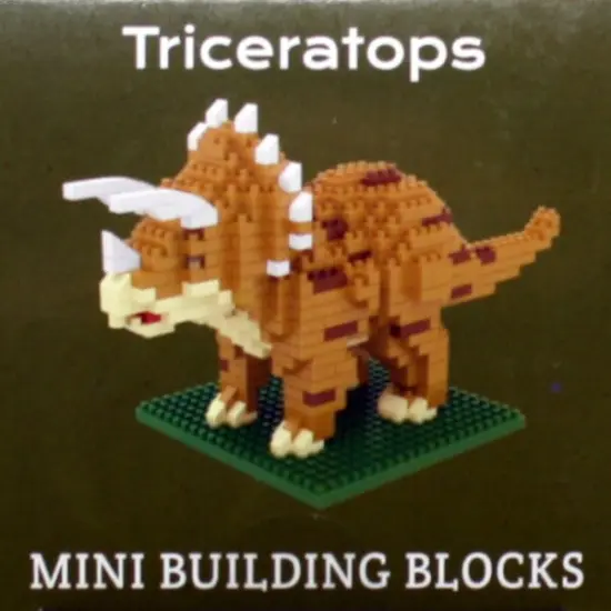 Mini Building Blocks - Triceratops {4}