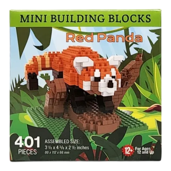 Mini Building Blocks - Red Panda {1}
