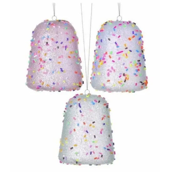 3.5" Candy Sprinkles Gumdrop Ornaments (Asst 3) {1}