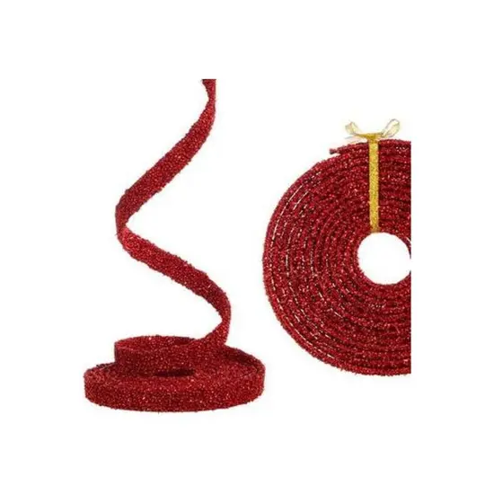 15' Red Beaded Garland {1}