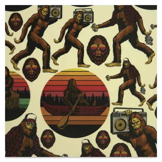 Elan Transfers Overglaze Decal Sheet - Bigfoot {1}