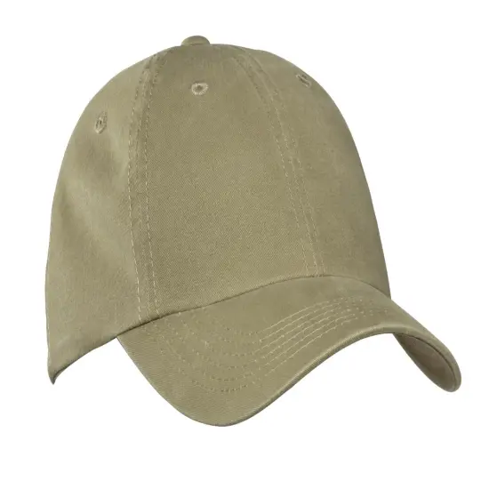 Port Authority&reg; Garment Washed Cap Khaki {1}