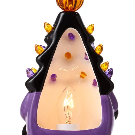 Casafield Ceramic Holiday Night Light - Vintage Decorative Night Light with Bulbs and Star Topper {4}