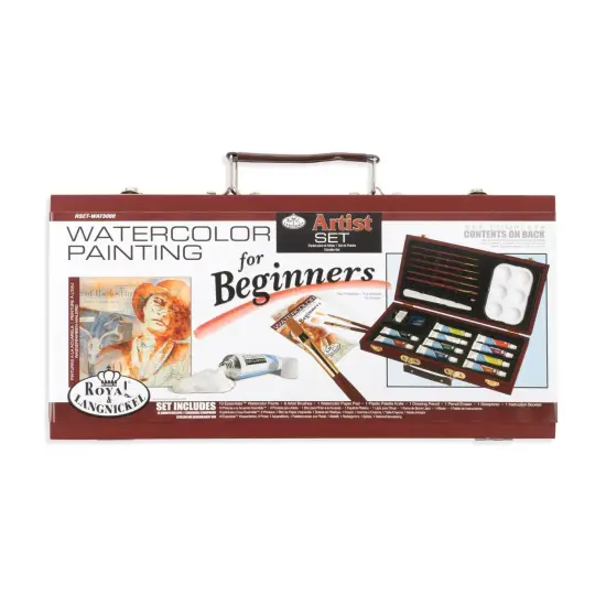 RSET-WAT3000 | Essentials&trade; 24pc Watercolor Painting Travel Art Set {1}